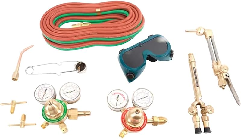 Welding Kit Acetylene, Oxy-Acetylene #0, 3/16" X 20 ', 3/8 ", 6" Clamshell