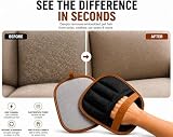 Pet Hair Removal Glove for Dogs & Cats, 2 Pack Reusable Electrostatic Pet Hair Remover Gloves, Magic Lint & Fur Remover Brush Tool for Couch, Furniture, Carpet, Clothes, Car Seats, Bedding & Laundry
