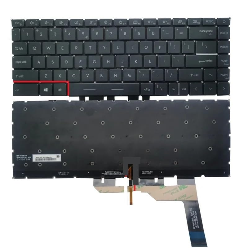 Clavier pour MSI Modern 14 MS-14D3 MS-14D2 MS-1552 ordinateur portable américain US