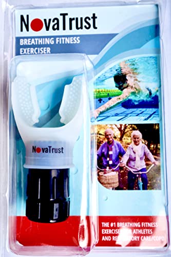 Novatrust - Lung Exerciser Expander Device - Deep Breathing Exercise Trainer - Respiratory Muscle Trainer- Easy To Use #TOP1
