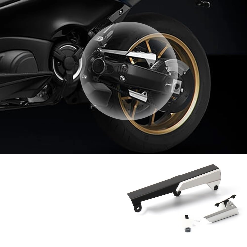 Kettenschutz Protector Für T-MAX 560 Tech Max TMAX T-MAX560 TMAX560 | Motorradzubehör Kettenriemenschutz(Black)