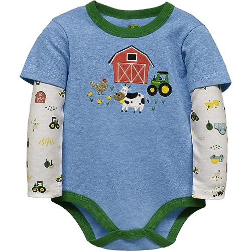 Image of John Deere Baby Clothes Newborn Onesies Baby Boy Gifts