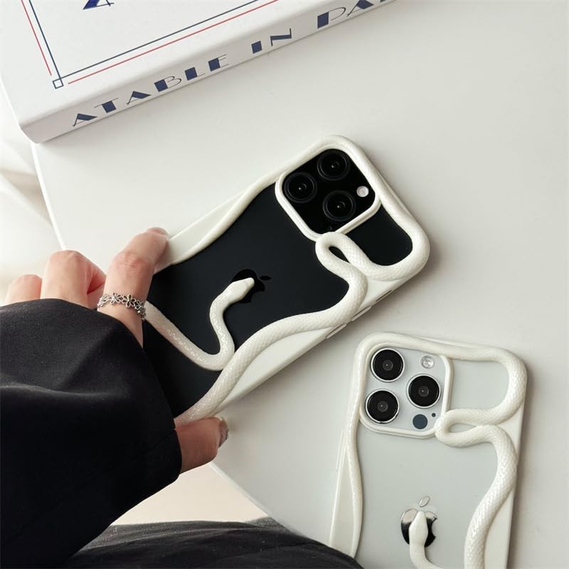 Amazon.co.jp: スマホケース 14 おしゃれ メッキ加工 3D 蛇 中空