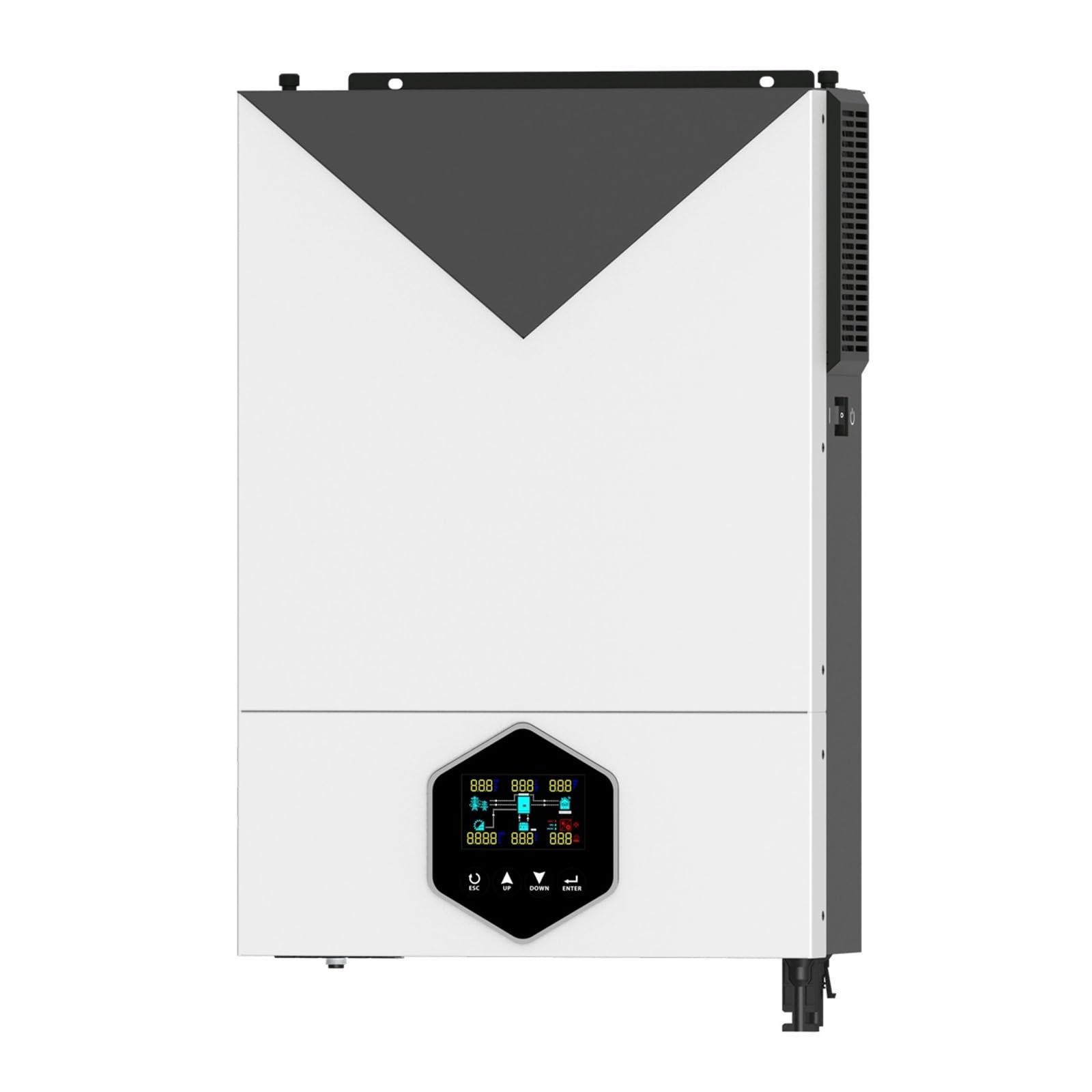 6.2KW On/Off Grid Solar Hybrid Inverter 48VDC MPPT 120A Ładowarka Słoneczna Maksymalna Moc PV 6500W Wejście Z Komunikacją WIFI Szerokie Zastosowanie(MPPT-6.2KW With WIFI)