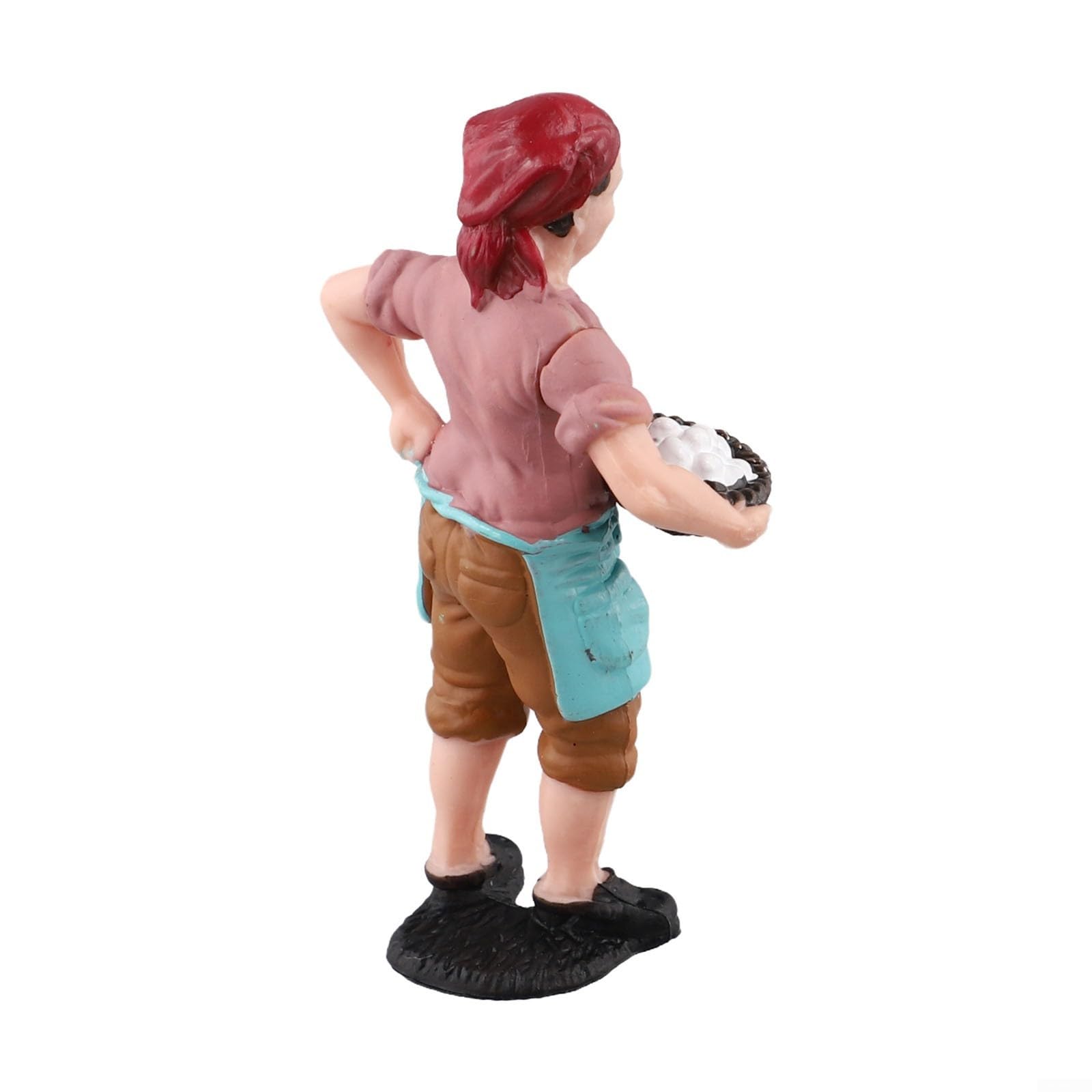 Shepherd Figures for Model Train Scenes Realistic PVC Painted People to Enrich Scenery (ZQ378)