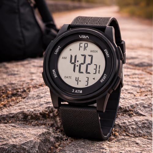 Image of V2A Nova X 2810 Digital Watch for Kids & Teens | Large Easy-Read Display | Alarm Stopwatch Backlight | TPU Sport Strap | 30M Water Resistant | Boys Girls Everyday Watch