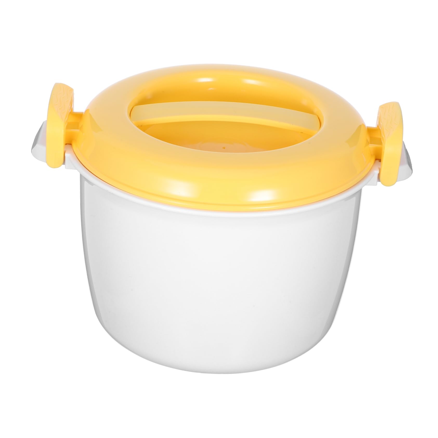 Amosfun Microwave Rice Cooker Multi Purpose Rice Cooker for Home Use for Steaming Soups and Oatmeal Design