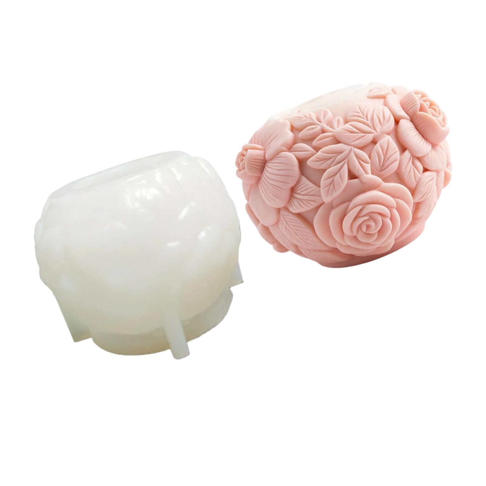 NMFLAB Food Grade Silicone Rose Shaped Making for Wedding Birthday Decorations Wedding