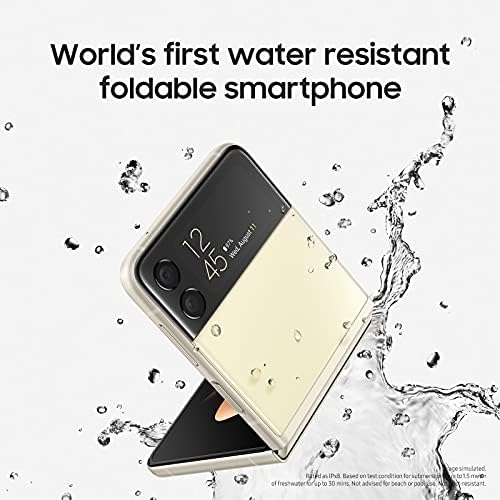 Samsung Galaxy Z Flip3 5G Smartphone Sim Free Android Folding phone 128GB Black (UK Version)