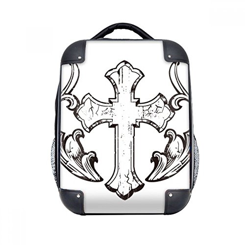 Sac à dos 15" avec croix et ailes parfait pour l'école et le catéchisme