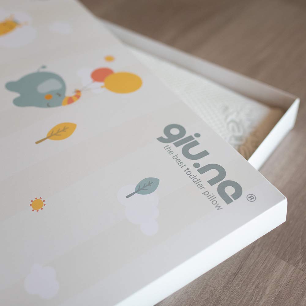 Kissen für Baby Neu Generation Memory Foam 100% waschbar Anti-Erstickungsgefahr, Sicherheit für Wiege und hypoallergene Bettfarbe - Weiß, Größe - 50 x 30 x 4,0 cm