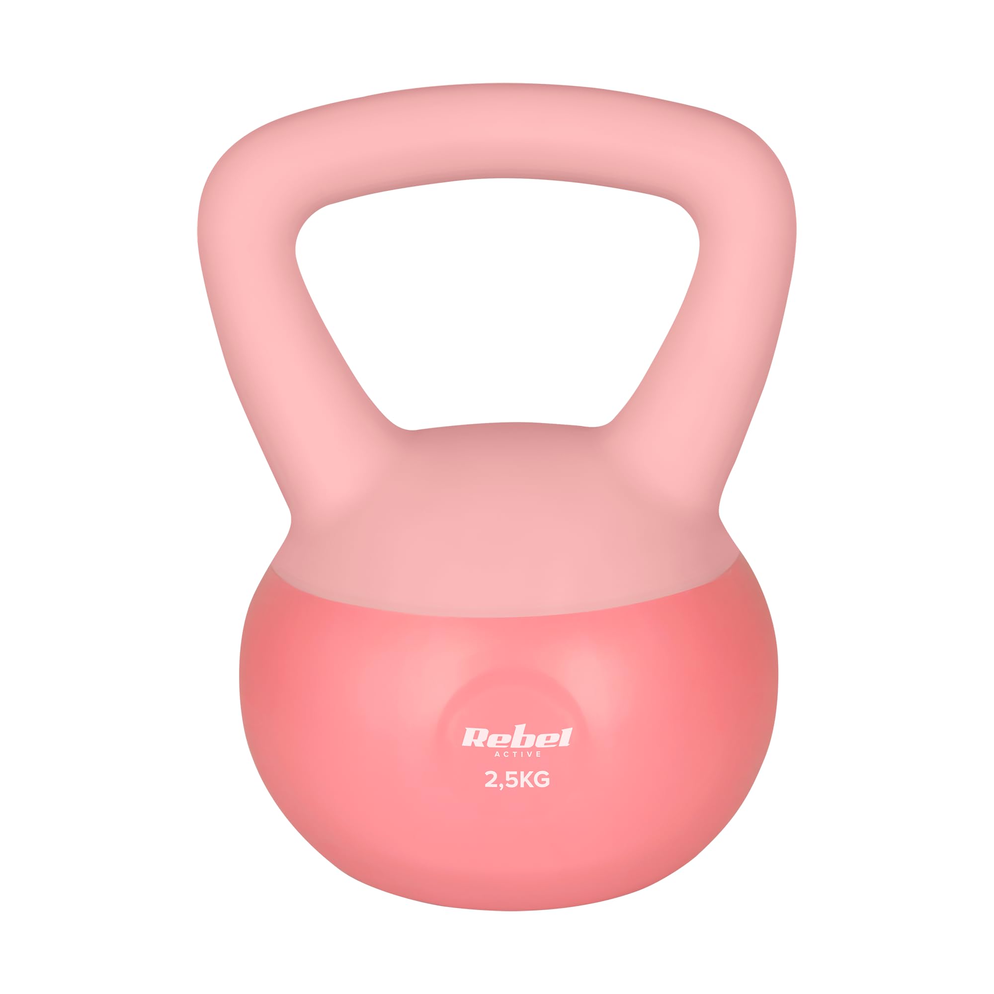 Rebel Soft Kettlebell 2.5kg Miękkie PCV Bezpieczne Ciche Hantel do Fitness