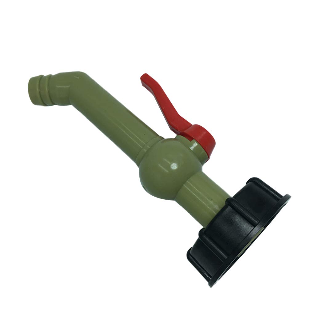Neaxgeandx 25Mm 1000L Ibc Tank Valve Tap Water Adapter 60Mm Internal Coarse Teeth Model 3,
