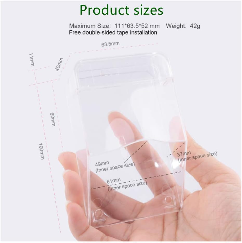 Primst Waterproof Box Cover Doorbell Protective Cover Doorbell Cover Wireless Doorbell Chime Protective Cover Waterproof Transparent Outdoor - Image 4