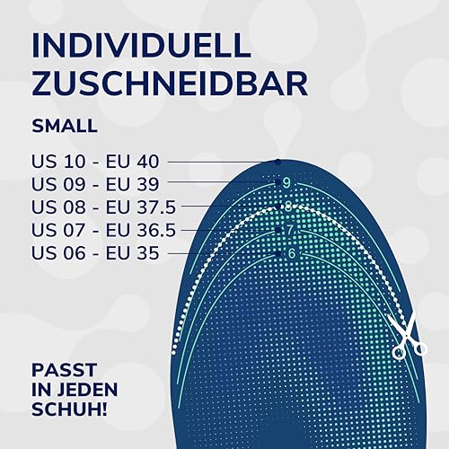 Dr. Scholl’s 24-Hour Energy Einlegesohlen- Gibt mit jedem Schritt Energie zurück, lindert müde, schmerzende Füße mit Memory Foam, Boosting-Beads-Technologie, flexible Fußgewölbestütze, EU Größe 35-40