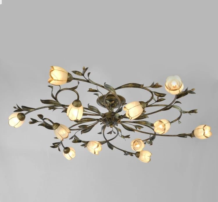 Plafonnier fleur rétro pour sublimer l'éclairage de votre chambre
