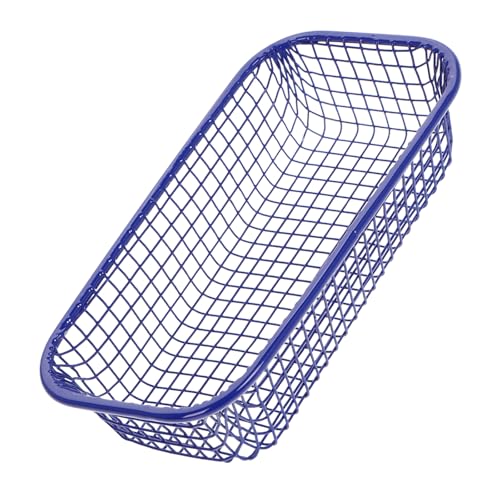FOMIYES Panier de Rangement en Métal Plateau pour Ustensiles, Usage Bureau Cuisine, Conçu Organisation Pratique des Fournitures