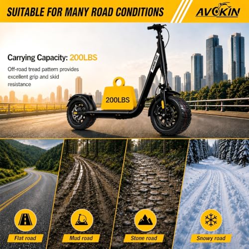 AVOKIN High-Traction Scooter Tire