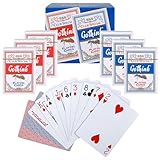 GOTHINK Playing Cards, 6 Decks of Cards, Poker Size, Standard Index, for Texas Hold'em, Blackjack, Euchre, Canasta Card Game, Casino Grade Poker Cards