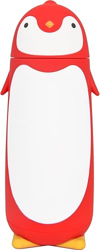 ChezMax - Botella de agua de acero inoxidable para niños de 9.5 onzas