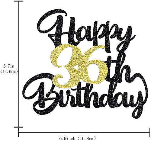 Image of 36th Happy birthday cake topper party decoration gift plugin | Cheers to 36 Years,36 & Fabulous /Hello 36th Legend since Awesome since1990 Straight Outta Party Decoration Gift Plugin