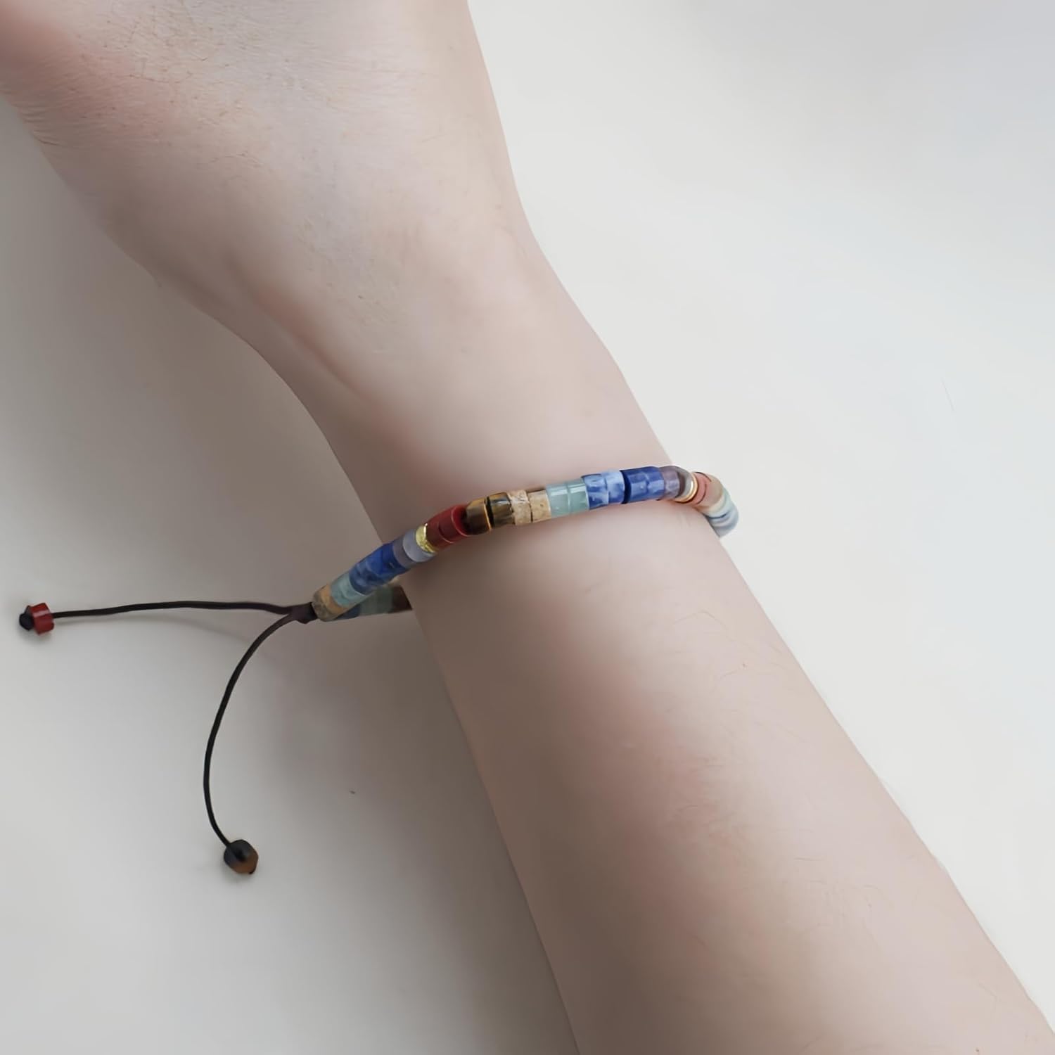 Inspirational Gifts Healing Natural Stone Beaded Bracelets- Thinking of You, Get Well Positive Energy Gifts Strength Bracelets for Women Men Friends Sister-Life is Tough But So are You Bracelet - Image 3