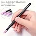 2Pcs Quartz Nail Sanding Stone Pen, Manual Cuticle Remover Tool for Smoothing Nail Polish Application and Removal, Professional Nail Care
