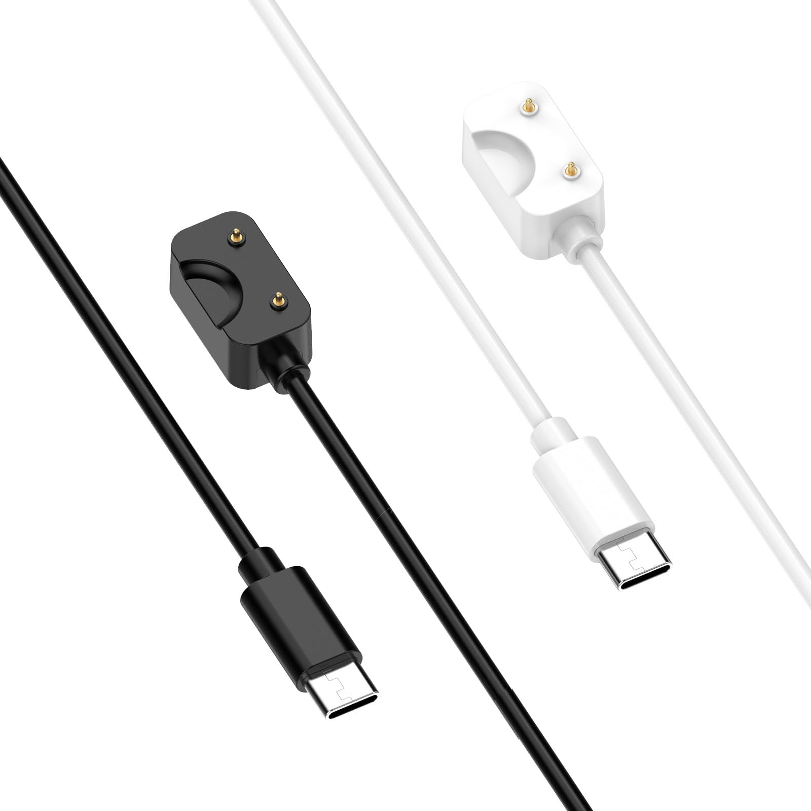 Compatible for Samsung Galaxy FIT 3 Charger, 3.3ft USB-C Charging Cable Magnetic Charger for Samsung Galaxy FIT 3 SM-R390 Smartwatch (Black&White)