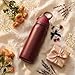 ouaohu Black Cherry for Owala Water Bottle 16oz, 19oz, 24 oz, 32 oz, 40 oz, Black Red Cherry with Cute Cherries and Bow Pendant - Perfect Accessories for Owala Tumbler | for Owala FreeSip, Decor Gift