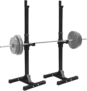 Amazon | SUPER DEAL バーベルスタンド スクワットラック ベンチプレス