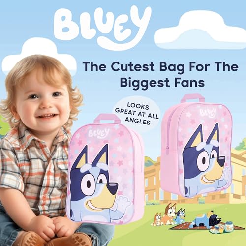 Bluey Backpack for Girls - Kids School Bag Travel Backpack Pink Childrens & Toddler Rucksack Ideal for Nursery and Daily Use by Bluey - Used condition - Image 3