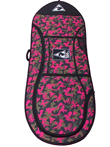 Trinity Boardsport T57S Funda Tabla Surf, Adultos Unisex, Pink Camouflage, 8'4-9'2