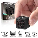 Mini Spy Hidden Camera Kkeep 1080P Portable Mini Security Camera Nanny Cam with Night Vision,Motion Detection, Perfect Indoor Covert Security Camera for Home and for Home and Office,Indoor/Outdoor Use