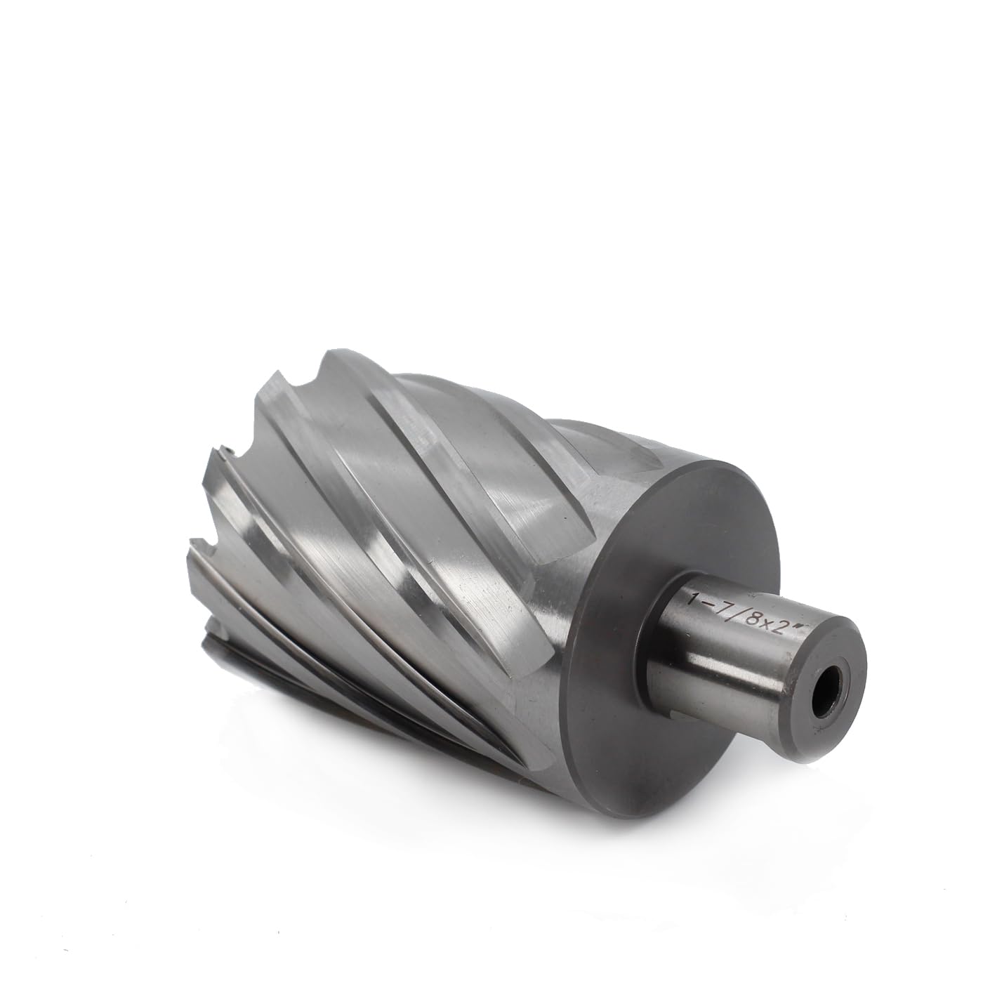 1-7/8" Annular Cutter 2" Depth OSCARBIDE 3/4" Weldon Shank Mag Drill Bit | 2-Flat Shank Design | Includes Pilot Pin | Durable HSS Steel | Burr-Free Holes | Rapid Chip Removal | Precision Ground
