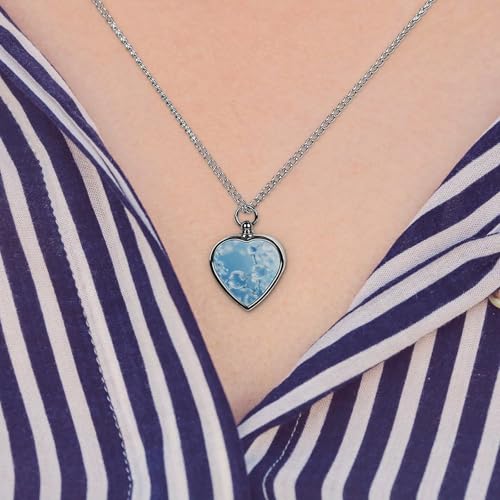 Collier urne funéraire pour apaiser le deuil des cendres de chat chien