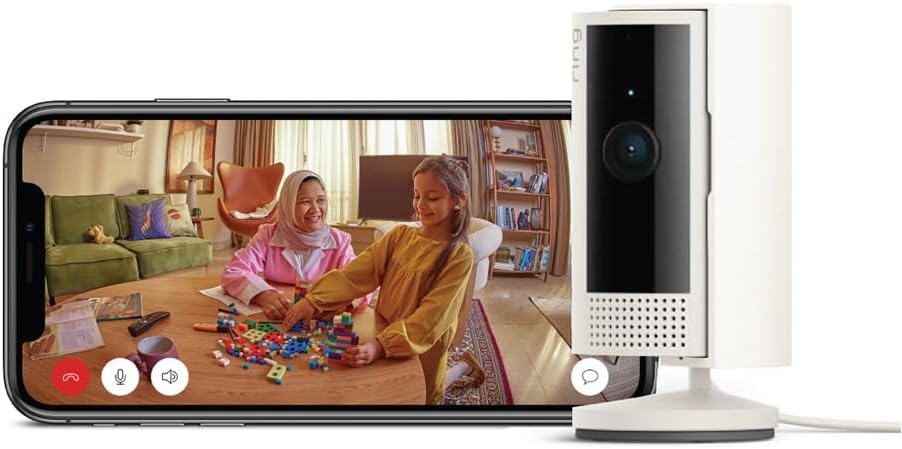 Ring Indoor Camera (2nd Gen) by Amazon | Plug-In Pet Security Camera | 1080p HD, Two-Way Talk, Wifi, Privacy Cover, DIY | alternative to CCTV system | 30-day free Ring Subscription trial