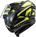 Casco de Moto LS2 FF900 Valiant II REVO Black H-V Yellow, Negro/Amarillo,...
