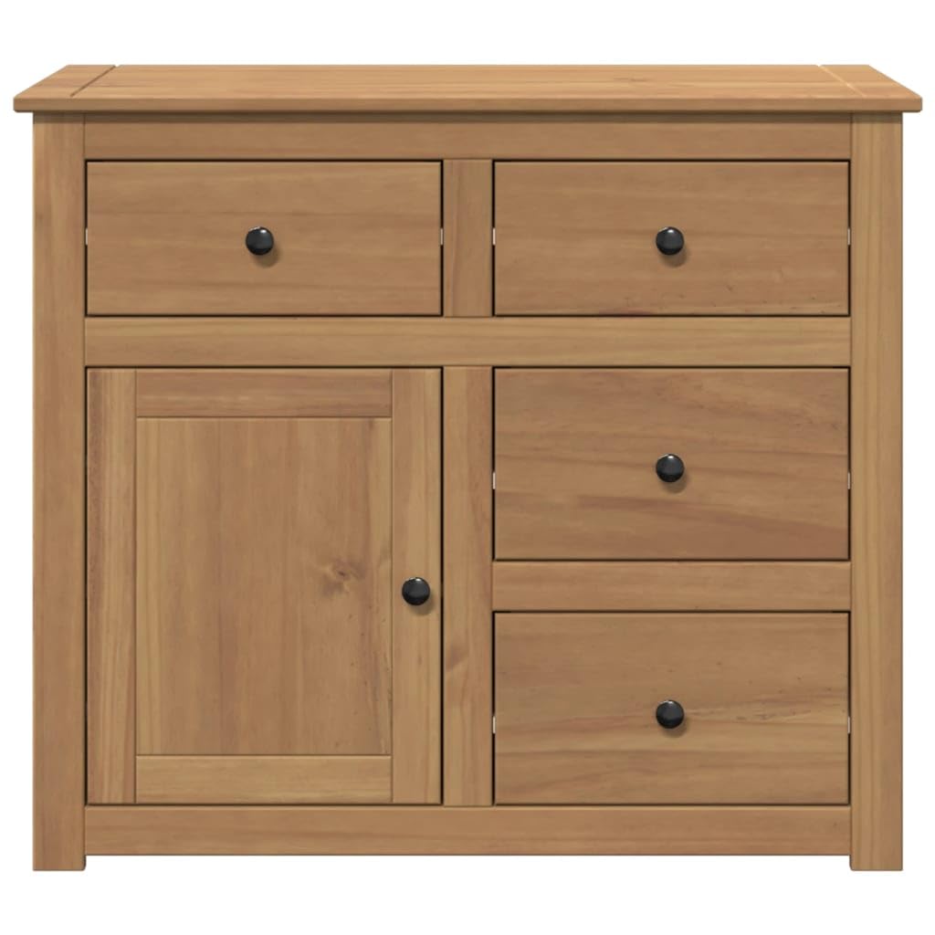 Panama Buffet avec tiroirs en bois massif de pin 93 x 40 x 80 cm