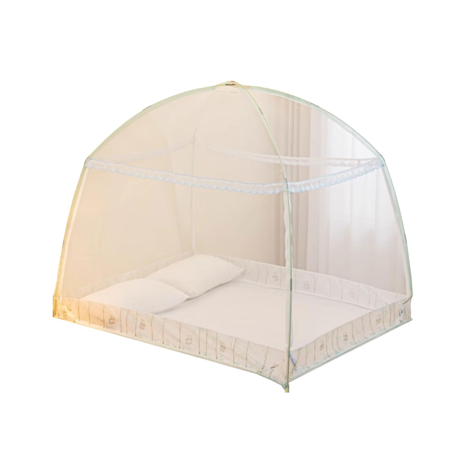 Polyester Folding Mosquito Net Tent Breathable Mosquito Netting with Net Bottom Large Mosquito Net Tent Curtains