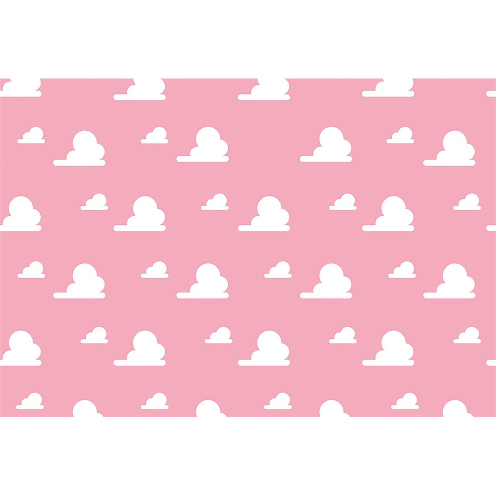 Baocicco 5x3ft Cartoon Baby Shower White Clouds Pink Backdrop Photography Background Birthday Party Baby Kids Boys Photo Portraits Room Wallpaper