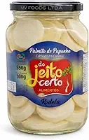 Palmito Pupunha em Rodelas 550g em Conserva – Macio, Selecionado, Pronto para Consumo