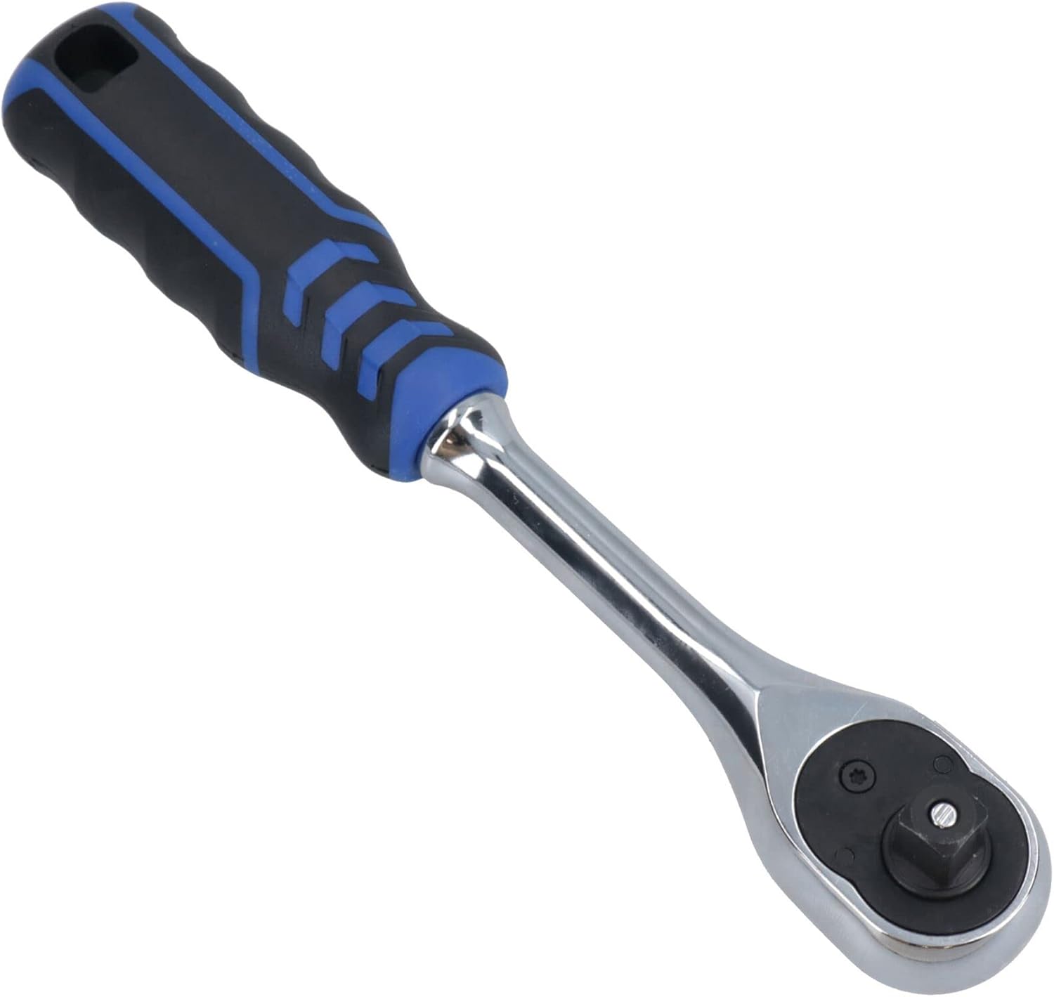 3/8in Drive Straight Headed Ratchet 90 Teeth Quick Release With Rubber Grip