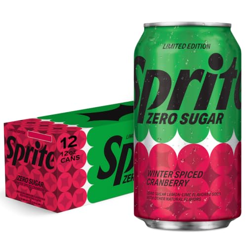 Sprite Zero Sugar Winter Spiced Cranberry...