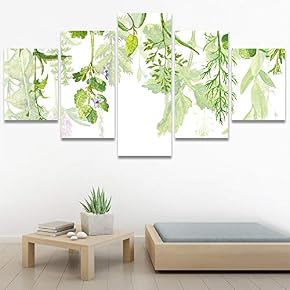 SIGNWIN 5 Panel Canvas Wall Art Modern Art...
