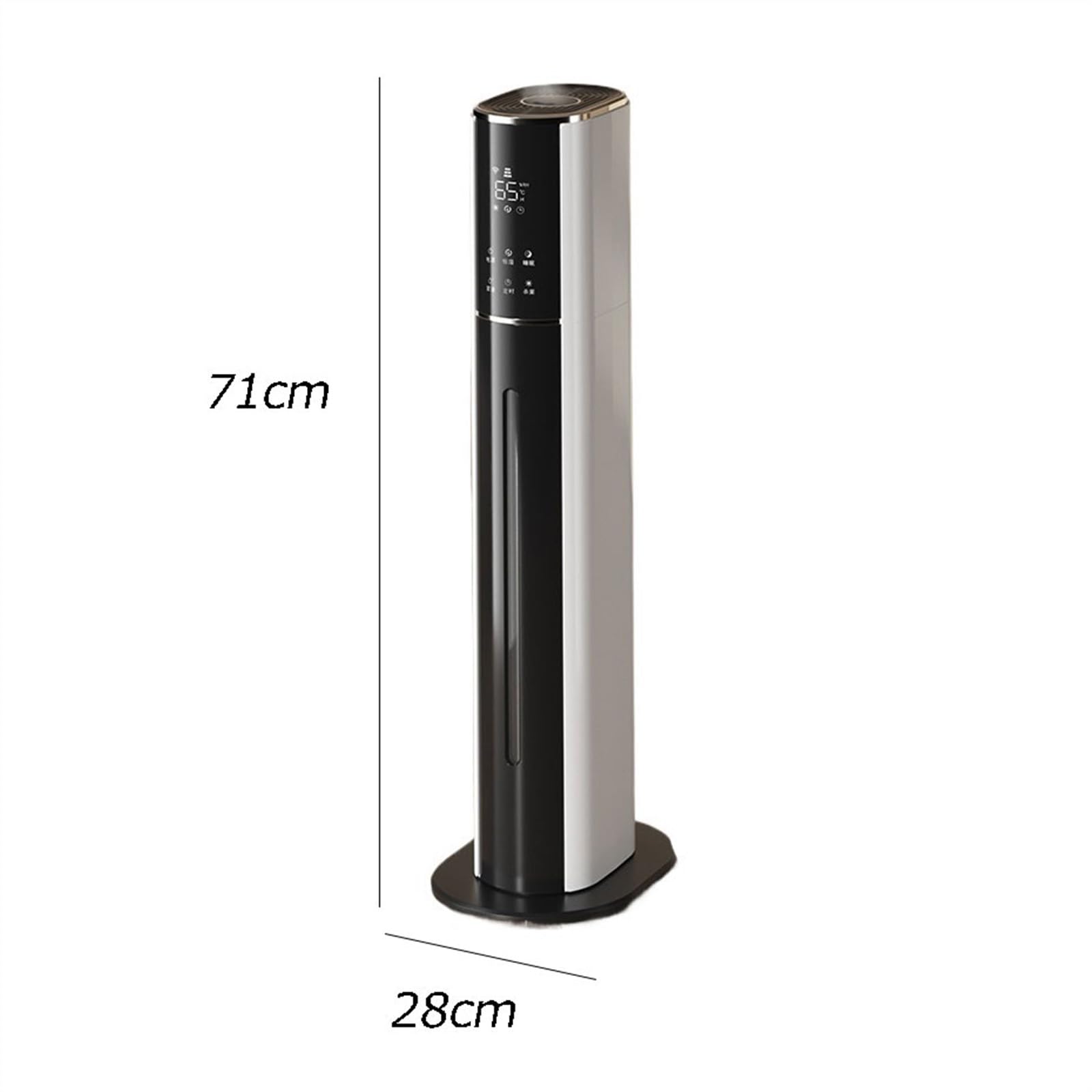 Humidificador de Aire Difusor de Aceite 9L Humidificador de Gran Capacidad Hogar Silencioso Dormitorio Humidificador de Piso Aire Acondicionado Habitación，Gris