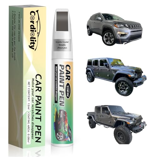 Image of Car Touch Up Paint Granite Crystal Metallic(PAU /LAU) for Jeep, Color Accurate Car Scratch Repair Remover Pen Fix Auto Paint Chips and Nicks