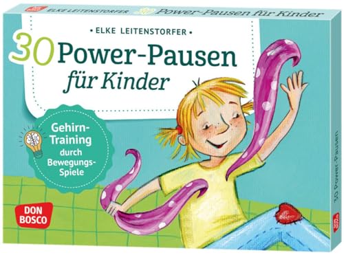 30 Power-Pausen für Kinder: Gehirntraining durch Bewegungsspiele. Ideen für Bewegungspausen auf praktischen Bildkarten. Effektive Übungen aus ... und innere Balance. 30 Ideen auf Bildkarten)