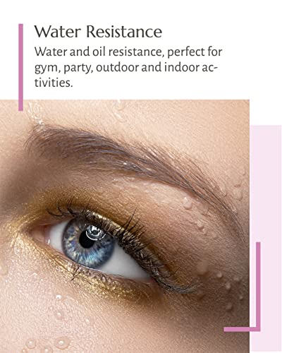 Tsuvimi New 2 In 1 Eyeshadow Stick, High Pigmented Cream To Powder Eyeshadow, No Crease, Long Lasting, Blendable, Water And Oil Resistant, Easy To Use (Shimmer Pink And Violet) #TOP6