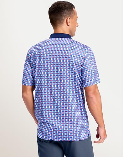 Image of Men's Golf Polo Shirts Dry Fit Performance Moisture Wicking Casual Print Golf Shirts for Men Breathable