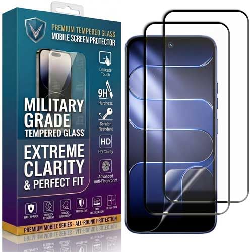 Image of PremiumTempered Glass for Tecno Spark 50 4G Screen Protector,9H Hardness,HD Clarity,Scratch-Resistant & Case-Friendly (Pack-2)
